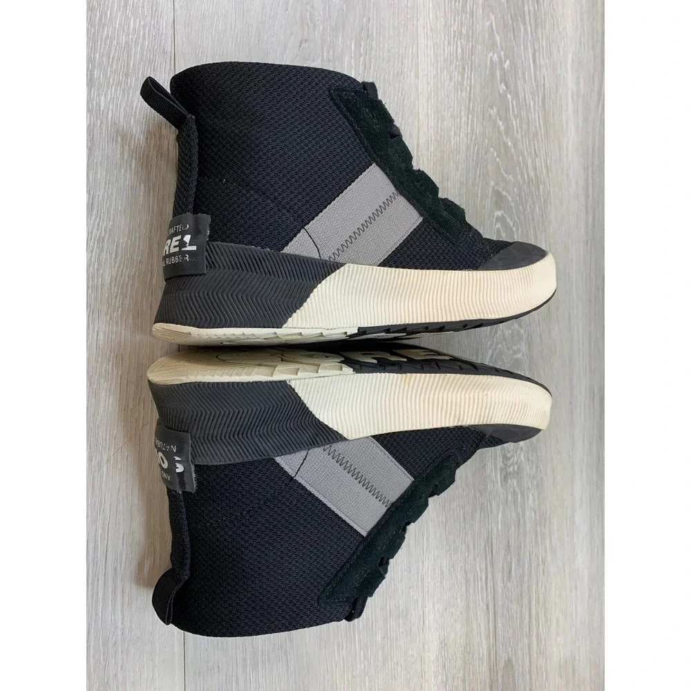 Sorel Out N About III Conquest Women's Black Sea Salt Sneakers Boots 7.5 Shoes